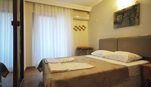 Chambre, balcon, vue mer