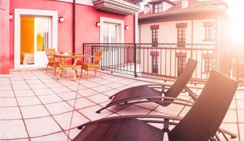 Chambre Confort avec lits jumeaux, terrasse