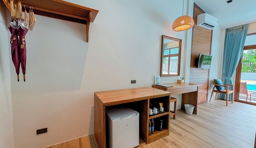 Chambre Double Deluxe, en bord de piscine