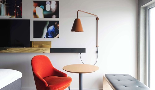Chambre, 1 très grand lit, vue océan