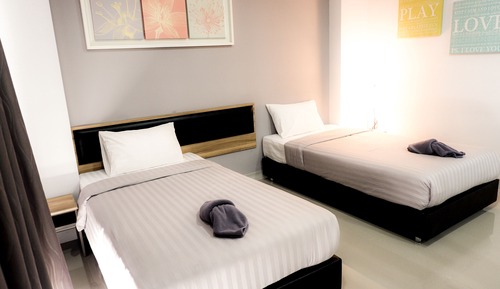 Chambre Deluxe Double ou avec lits jumeaux, 2 lits une place