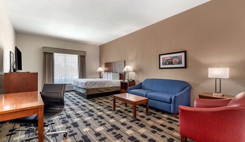 Chambre Standard, 1 très grand lit, accessible aux personnes à mobilité réduite, non-fumeurs