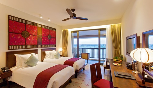 Chambre Majestueuse avec lits jumeaux (Pool & River View)