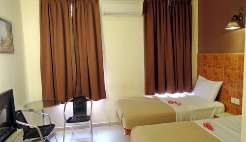 Chambre avec lits jumeaux