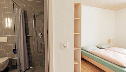 Chambre Simple, salle de bains privée