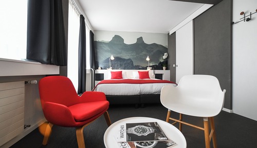 Chambre Double Deluxe, coin cuisine (terrace)