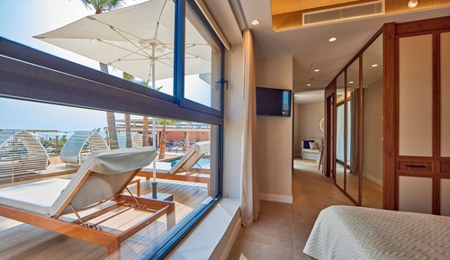 Suite, piscine privée, vue mer