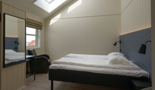 Chambre avec lits jumeaux (with Ceiling Window)