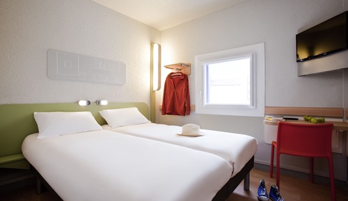 Chambre avec lits jumeaux, 2 lits une place