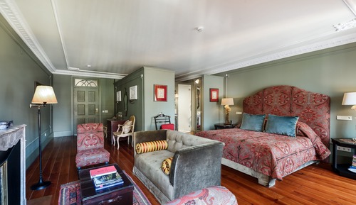 Suite, balcon, vue ville
