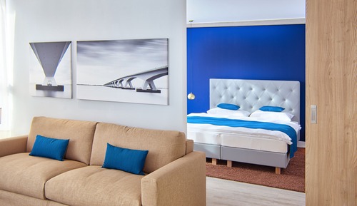 Apartamento Business, terraza