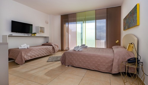 Chambre Triple Panoramique, vue mer