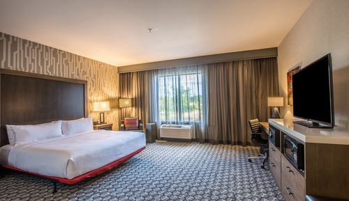 Chambre Standard, 1 très grand lit, accessible aux personnes à mobilité réduite (Roll-In Shower)