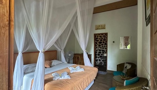 Chambre Double, 1 chambre, vue jardin