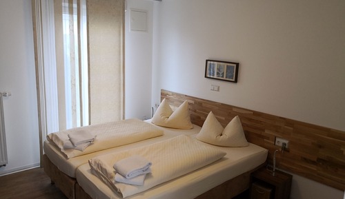 Chambre avec lits jumeaux, 2 lits une place
