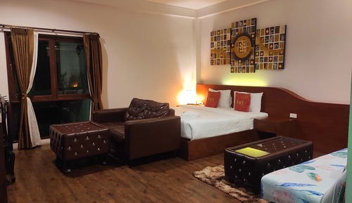 Chambre Double Standard, vue piscine