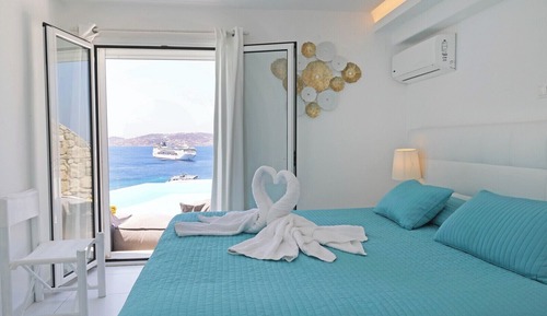 Appartement Deluxe, 3 chambres, piscine privée, en front de mer