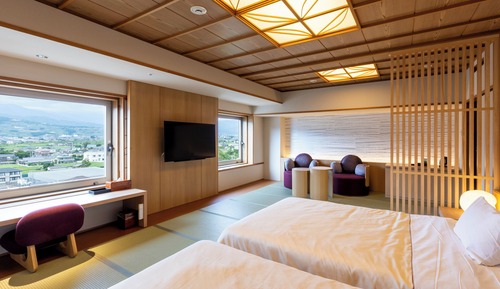Chambre Tradition avec lits jumeaux, non-fumeurs (Japanese, Wood, Tatami)