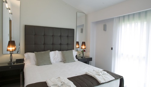 Chambre Double ou avec lits jumeaux, vue jardin (acceso a Spa)