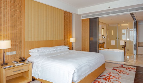 Chambre Exécutive, 1 très grand lit, fumeurs, vue océan (Executive Level)