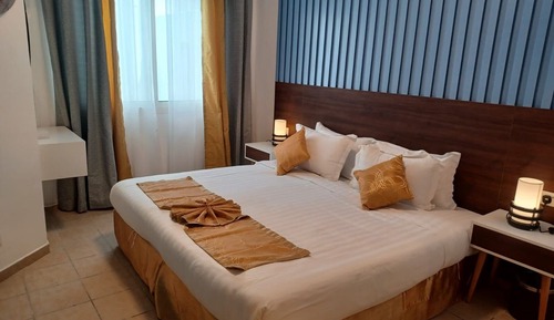 Chambre Luxe, 1 très grand lit, vue mer