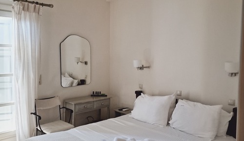 Chambre Simple, balcon, vue jardin