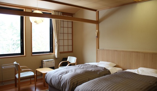 Chambre Tradition avec lits jumeaux, non-fumeurs (No Bath, Japanese Style)