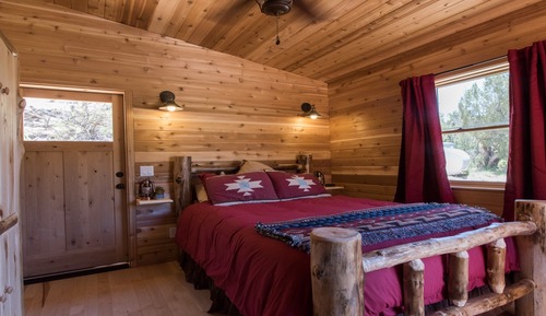 Cabane Deluxe, 2 chambres, cuisine, vue montagne (1)