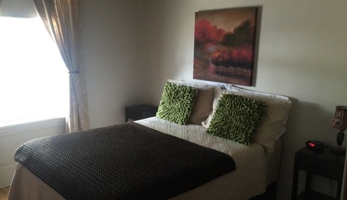 Chambre, 1 grand lit, vue fleuve (Émeraude)