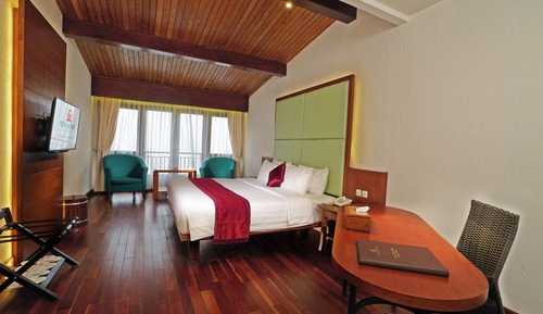 Chambre Deluxe, 1 lit double, vue montagne
