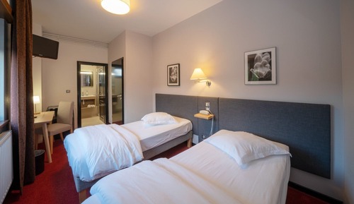 Chambre avec lits jumeaux, 2 lits une place, non-fumeurs