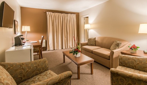 Chambre Double Exécutive, 1 grand lit et 1 canapé-lit, vue fleuve
