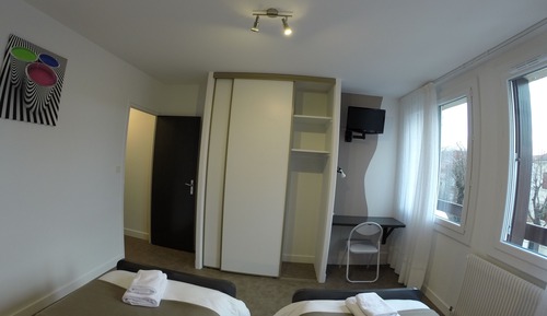 Chambre Classique avec lits jumeaux, 2 lits une place