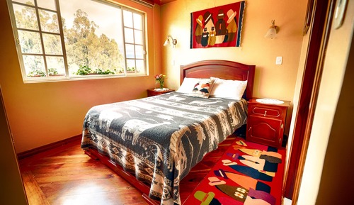 Chambre Quadruple Familiale, vue lac