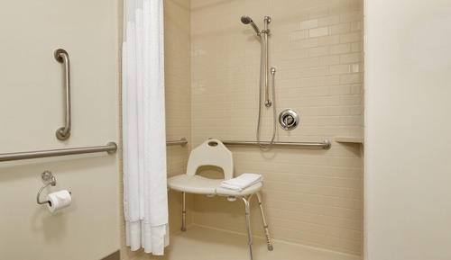 Suite Studio, 1 très grand lit, accessible aux personnes à mobilité réduite (Accessible Shower)