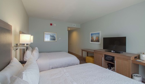 Chambre, 2 grands lits, accessible aux personnes à mobilité réduite, non-fumeurs (hearing acc)