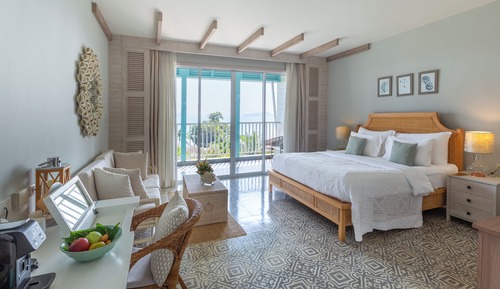 Chambre Deluxe Double ou avec lits jumeaux, vue mer