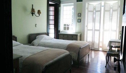Chambre Deluxe avec lits jumeaux, 2 lits une place, vue océan