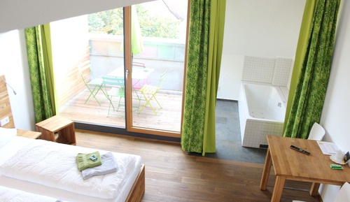 Suite, baignoire à jets (balcony)