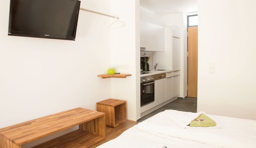Studio Confort, coin cuisine (terrace)