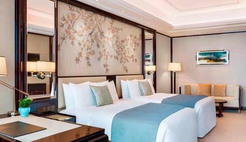 St Regis, Chambre avec lits jumeaux, 2 lits doubles, vue ville