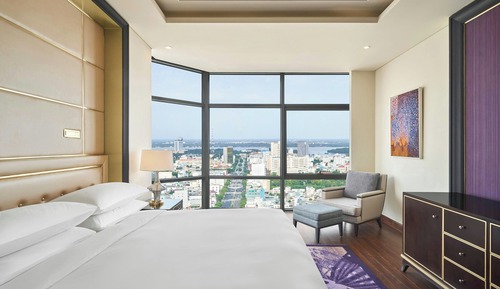 Chambre, 1 très grand lit, non-fumeurs, vue fleuve