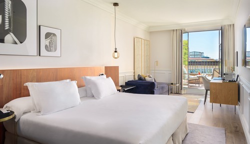 Chambre Triple Deluxe, terrasse, vue jardin