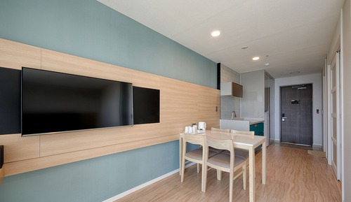 [Sweet-Bitter PKG] [Resort] Family(Kitchen/Beach Ocean View/Bed)-1 bottle of wine + Americano for 2