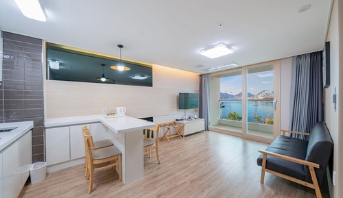 Chambre Premium avec lits jumeaux, vue océan