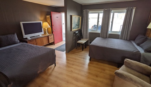 Chambre Standard, 2 grands lits, cuisine