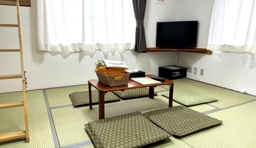Chambre Tradition, salle de bains commune (Japanese Style,6 Tatami, no parking)