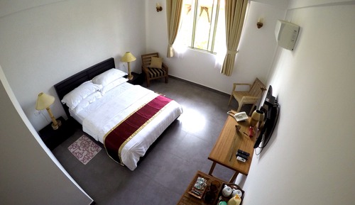 Chambre Deluxe Double ou avec lits jumeaux, vue jardin