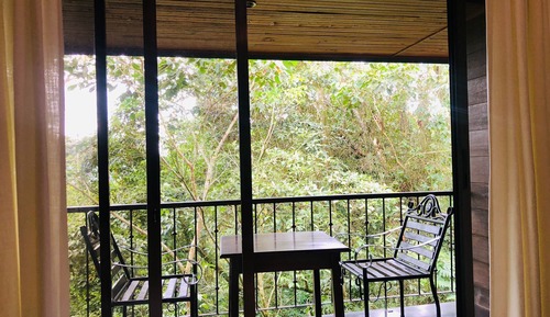 Cabane Confort, vue montagne