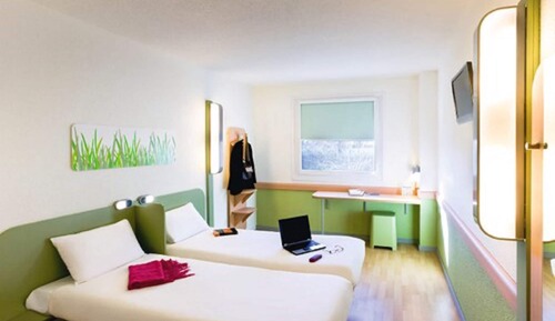 Chambre avec lits jumeaux, 2 lits une place